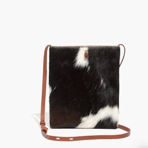Madewell Cow Print Crossbody Purse